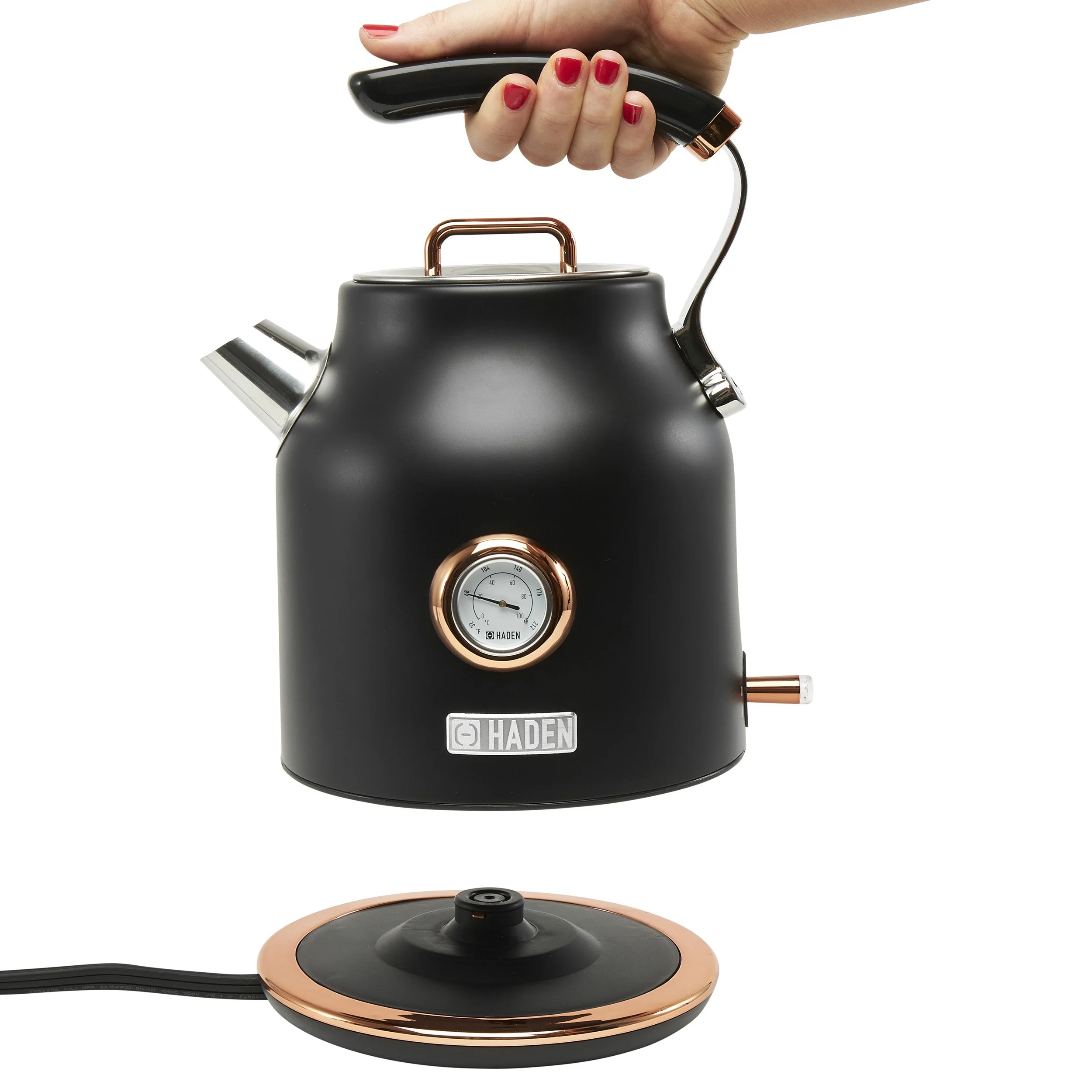 Dorset Kettle - Black & Copper — Haden Canada